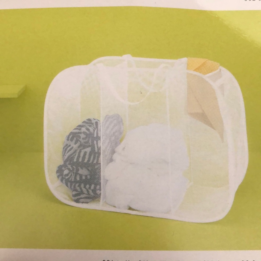 White Pop-Up Sorter/Hamper